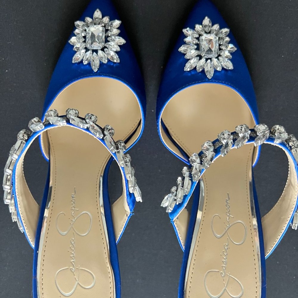 NWOT Jessica Simpson Heeled Mules  Sz 10